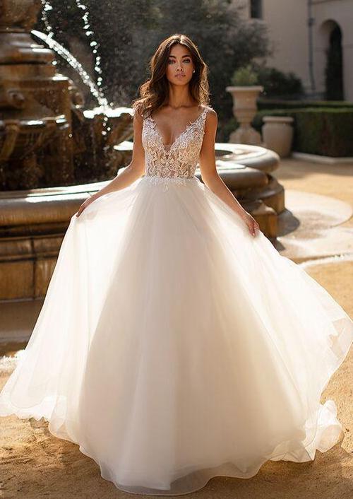 Tulle Bridal Ball Gown with a Soft Horsehair Hem Shop Forever Bridal Tulle Bridal Ball Gown with a Soft Horsehair Hem Shop Forever Bridal